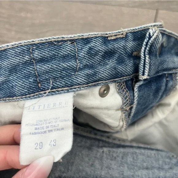 Versace Couture Vintage High Waist Denim Jeans - Picture 6 of 13